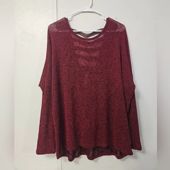 Alya Open Back Maroon Sweater! - Picture 1 of 6